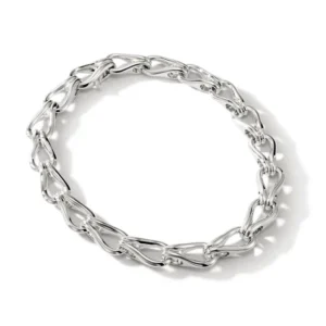 Surf Necklace, Sterling Silver, 34MM