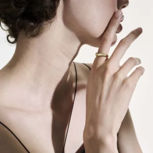 Surf Ring, Gold, Diamonds