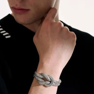 Love Knot Bracelet, Sterling Silver