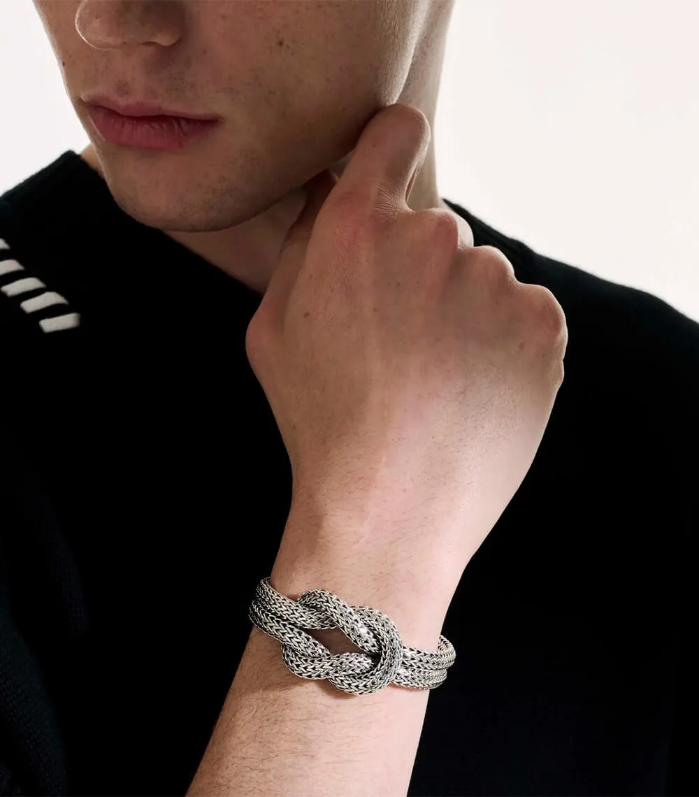 Love Knot Bracelet, Sterling Silver - Image 2