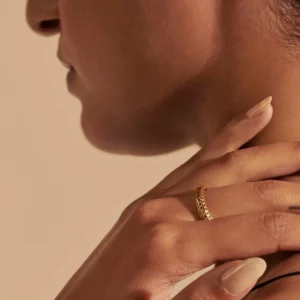 Kami Chain Ring, Gold, 4.5MM